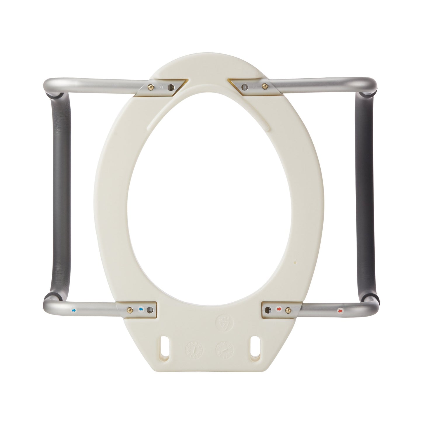 drive™ Premium Raised Toilet Seat with Arms 3-1/2 Inch Height Elongated 300 lbs. Weight Capacity (688939_EA)