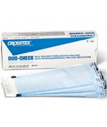 Duo-Check® Sterilization Pouch Ethylene Oxide (EO) Gas / Steam 6 X 10 Inch Heat Seal Paper (1018516_BX)
