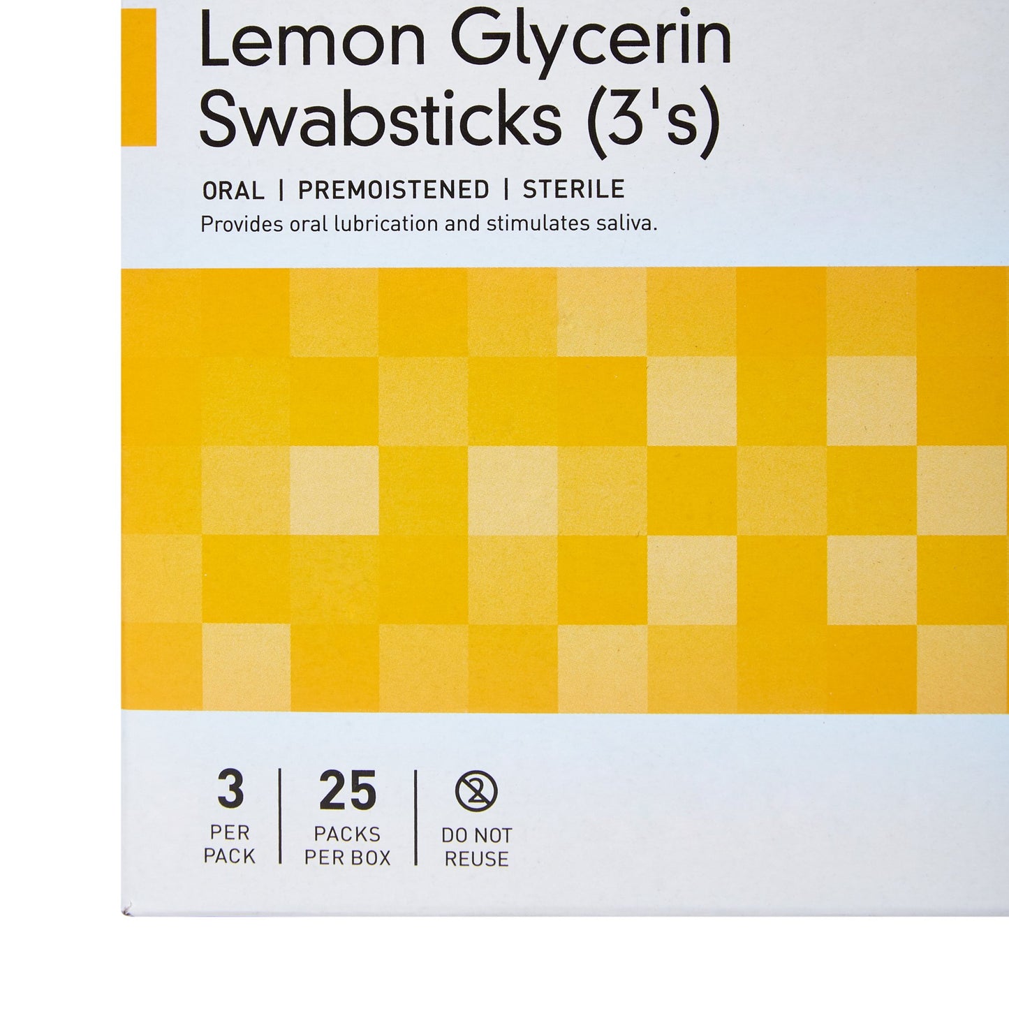 McKesson Lemon Glycerin Swabstick Rayon Tip 3 per Pack (877336_EA)