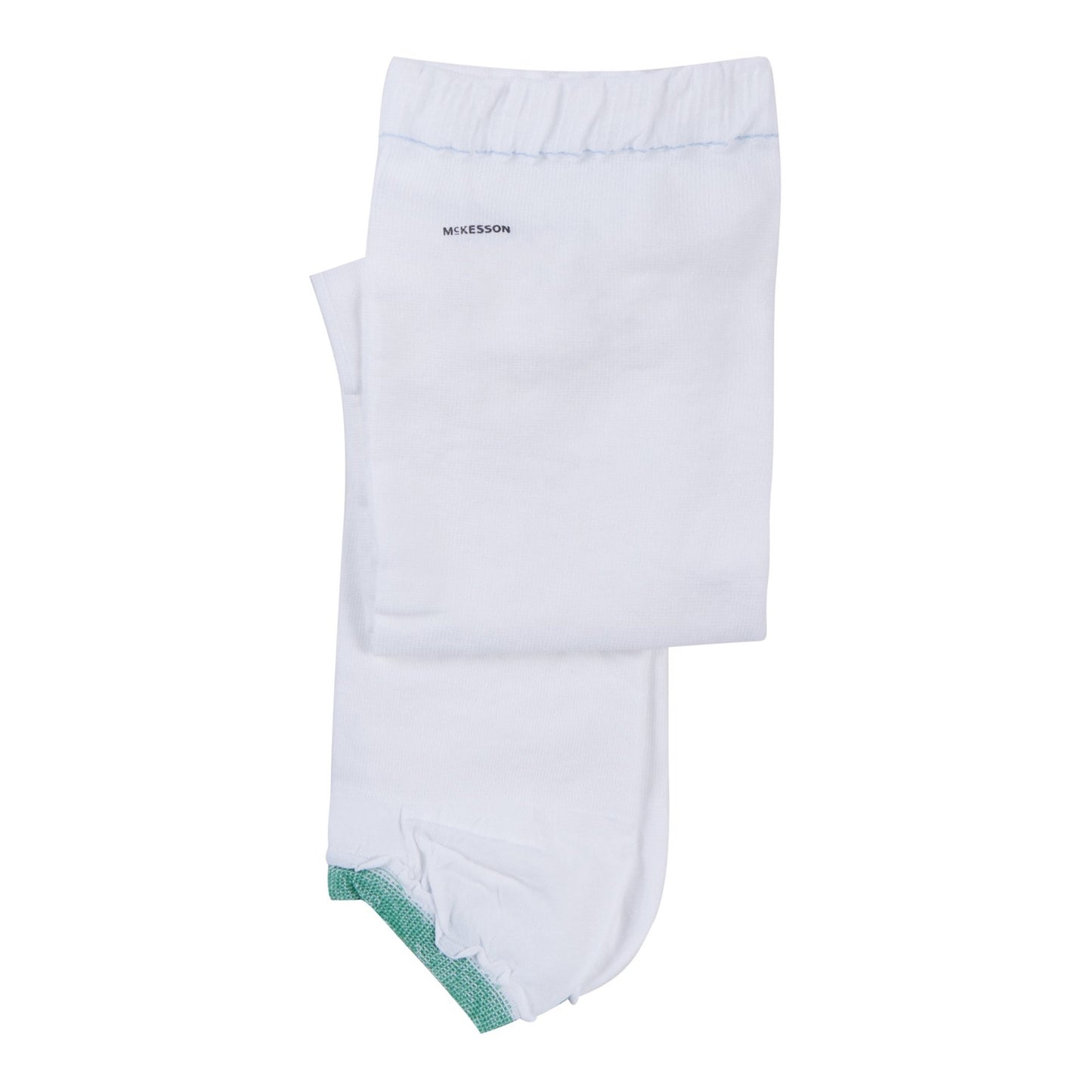 McKesson Anti-embolism Stocking Knee High Small / Long White Inspection Toe (1229443_PR)