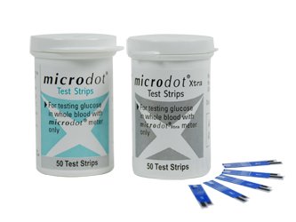 Microdot® Blood Glucose Test Strips 50 Strips per Pack (800737_BX)