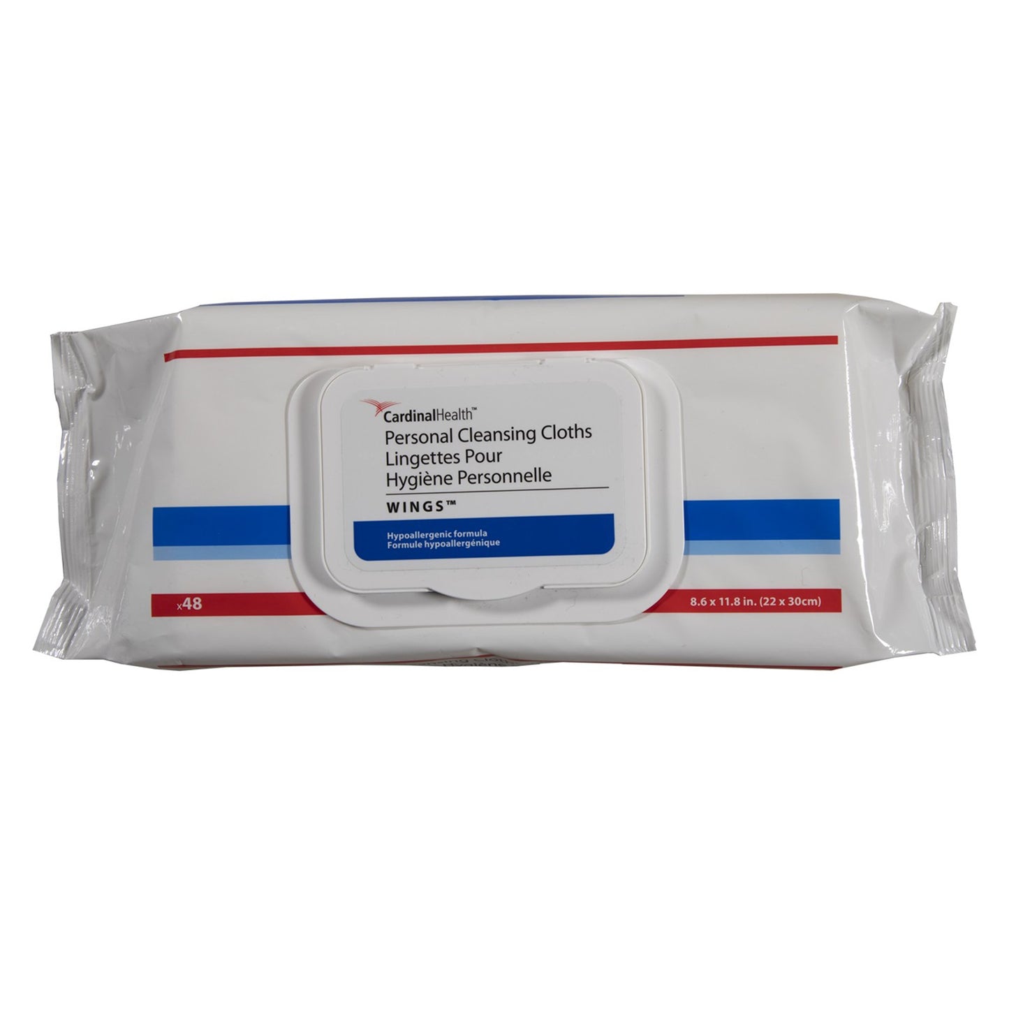 Cardinal Health™ Wings™ Personal Cleansing Wipe Soft Pack Scented 48 Count (1189846_PK)