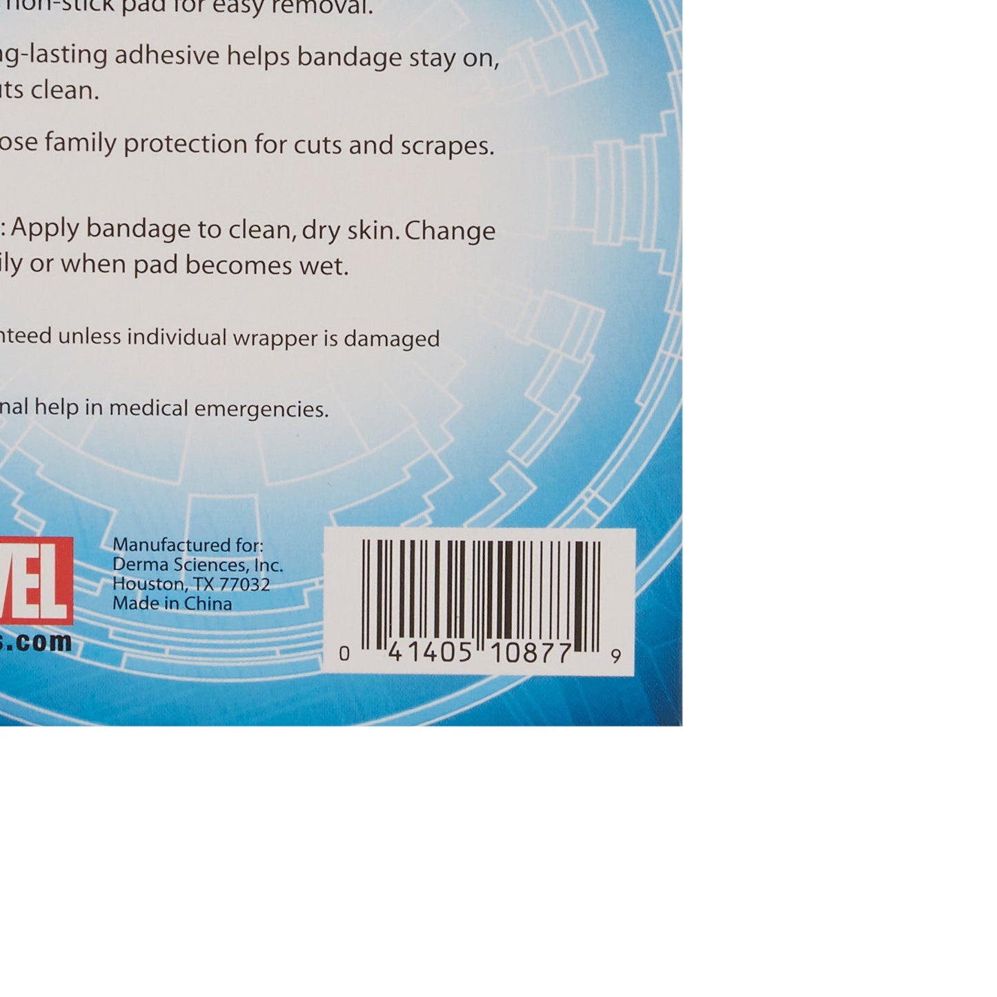 American® White Cross Stat Strip® Adhesive Strip 3/4 X 3 Inch Plastic Rectangle Kid Design (Spider-Man) Sterile (890881_CS)