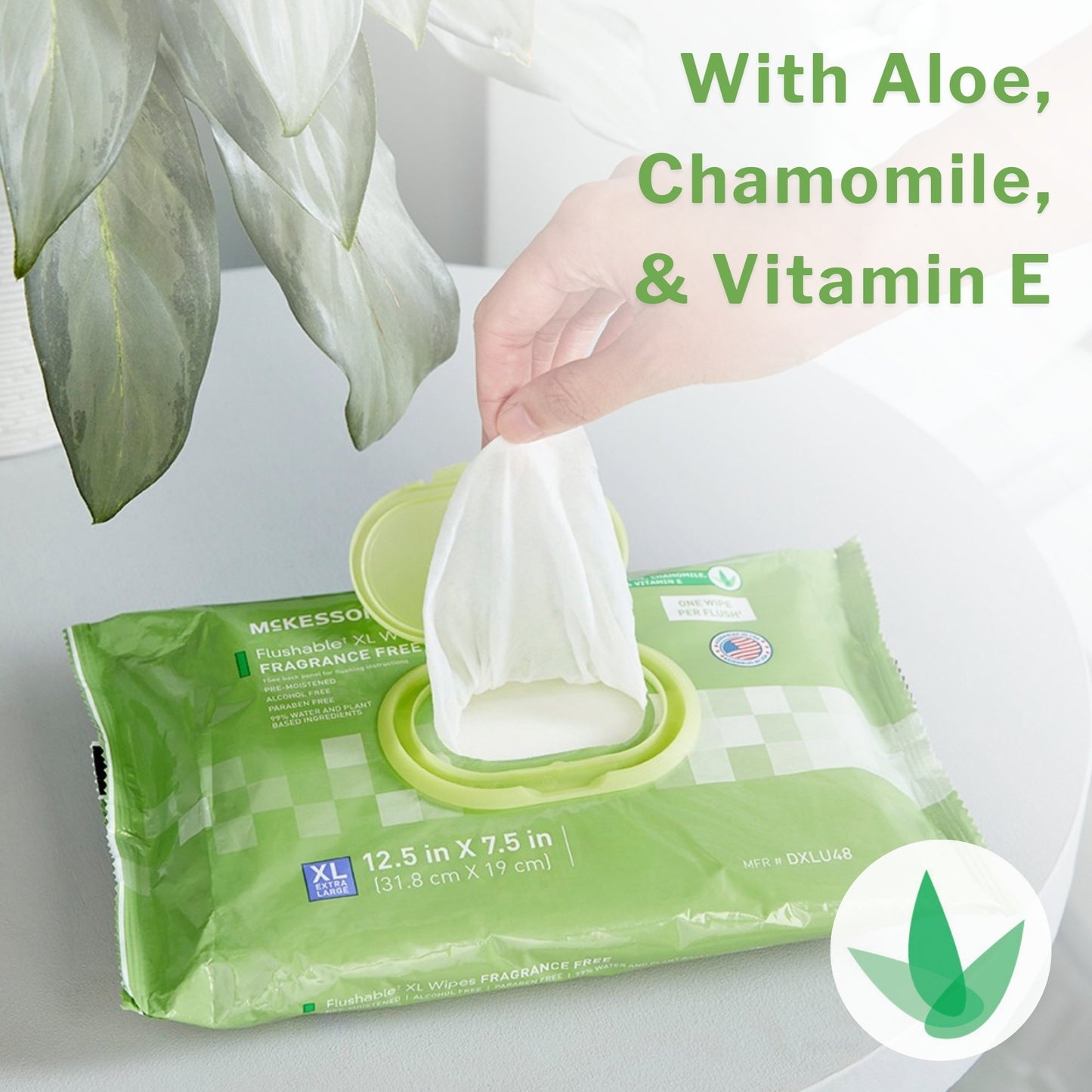 McKesson Flushable Personal Wipe Soft Pack Scented 96 Count (1241748_PK)