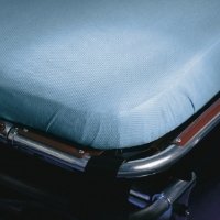 Snug-Fit® Stretcher Sheet Fitted 40 X 89 Inch Blue Nonwoven / Polyethylene Disposable (701898_CS)