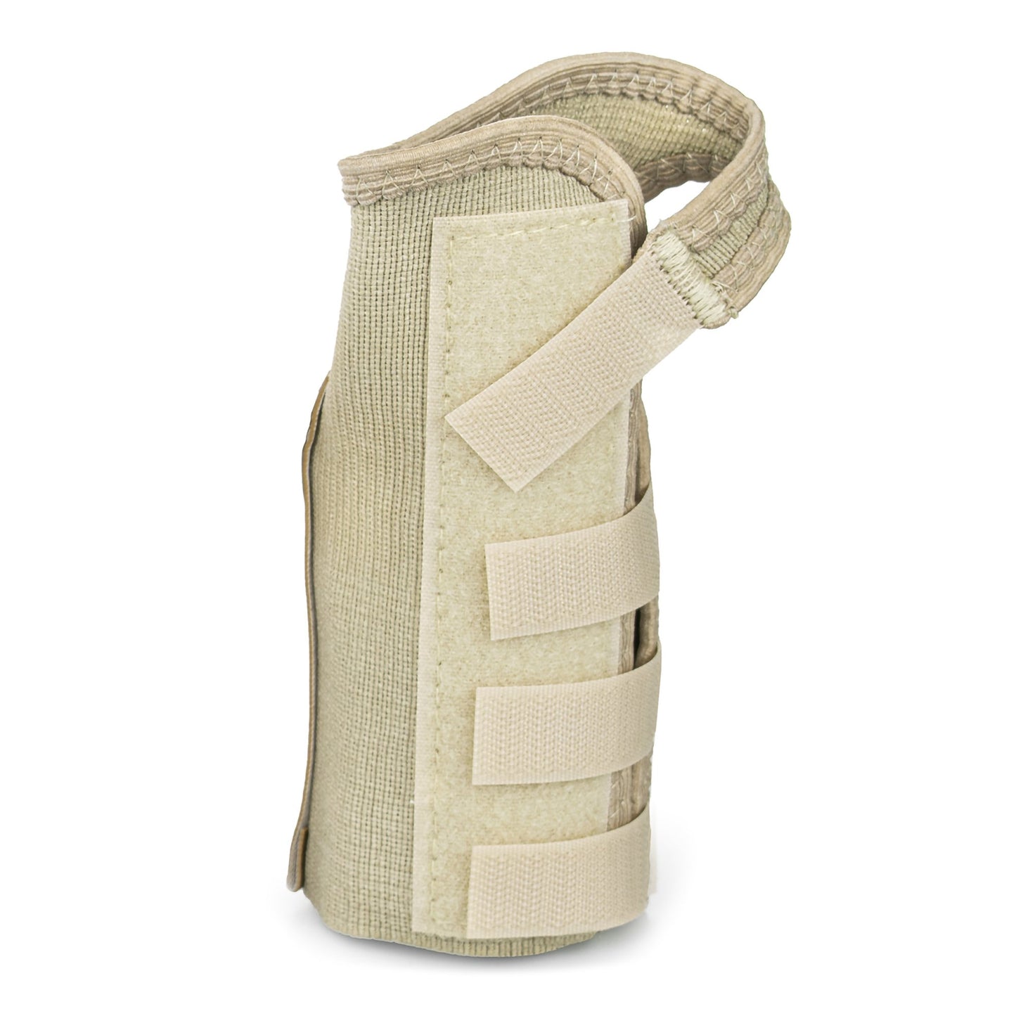 McKesson Wrist Brace Low Profile / Contoured / Wraparound Aluminum / Cotton / Elastic Left Hand Beige Medium (1159156_EA)