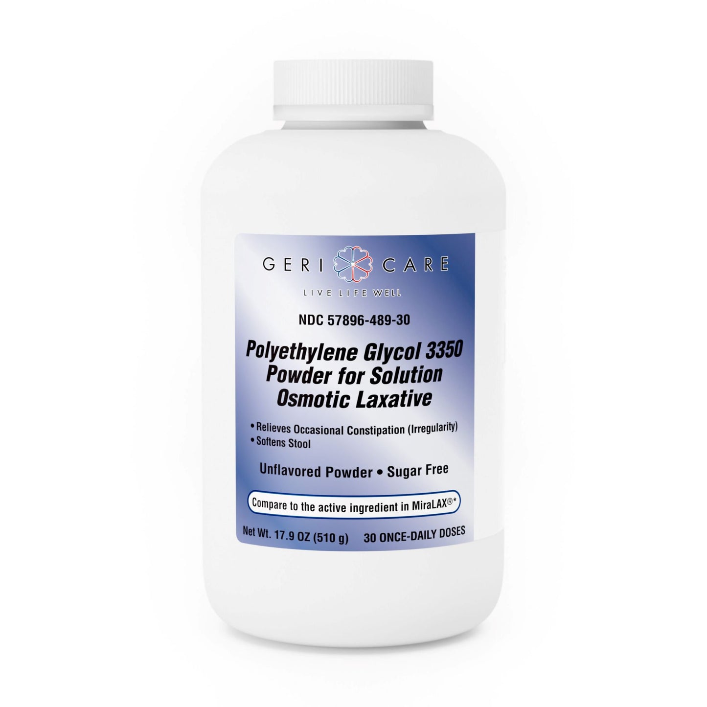 Geri-Care® Laxative Powder 17.9 oz. Polyethylene Glycol 3350 (798847_BT)