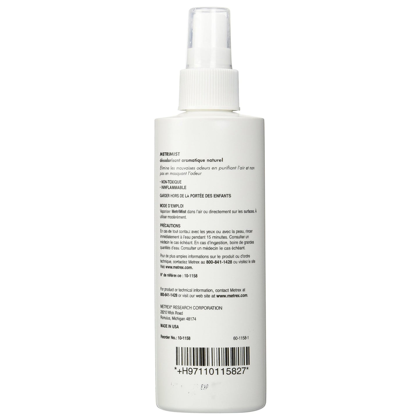 MetriMist™ Deodorizer Liquid 8 oz. Bottle Fresh Scent (425005_CS)