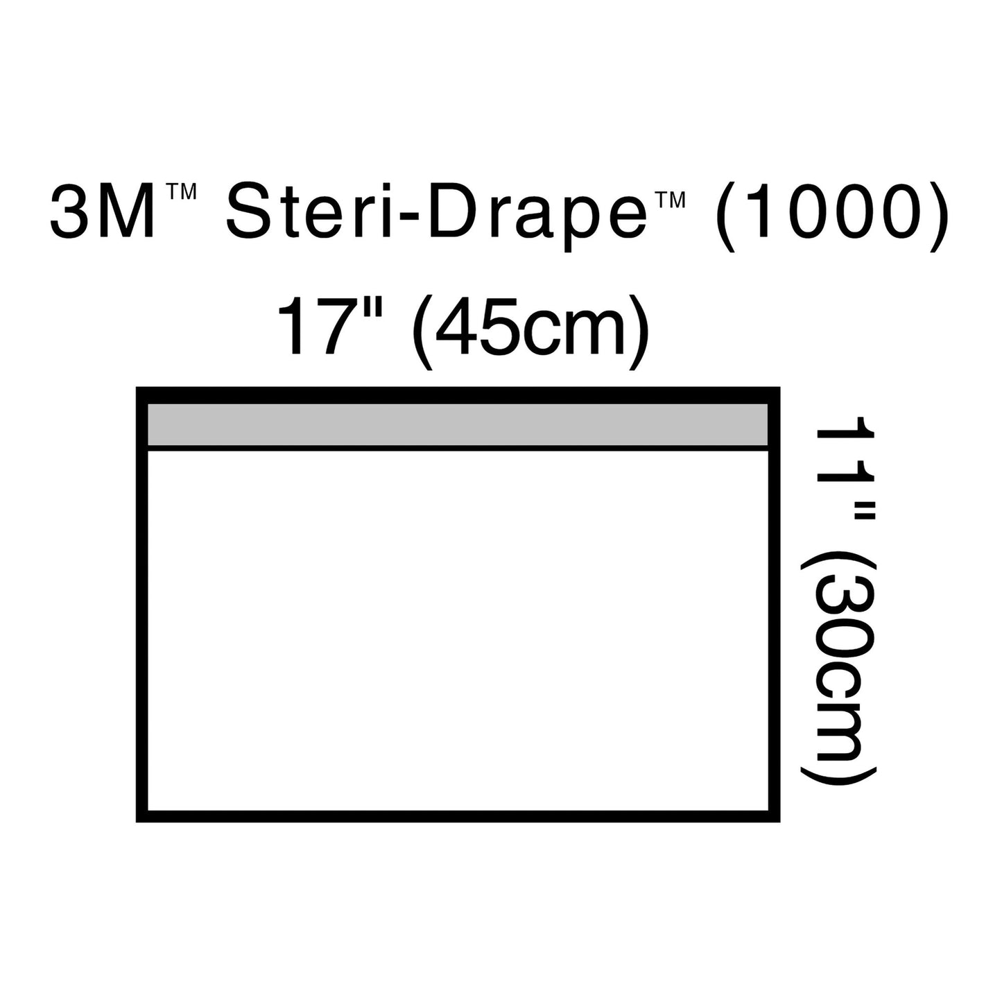 3M™ Steri-Drape™ General Purpose Drape Small Towel Drape 17 W X 11 L Inch Sterile (5713_BX)