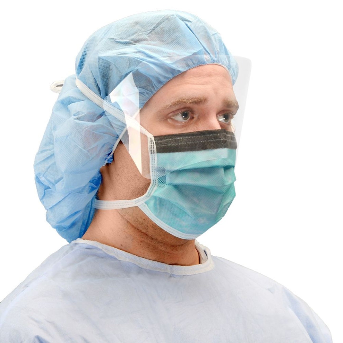 Cardinal Health™ Surgical Mask Anti-fog Foam ASTM Level 3 Tie Closure One Size Fits Most (296227_CS)