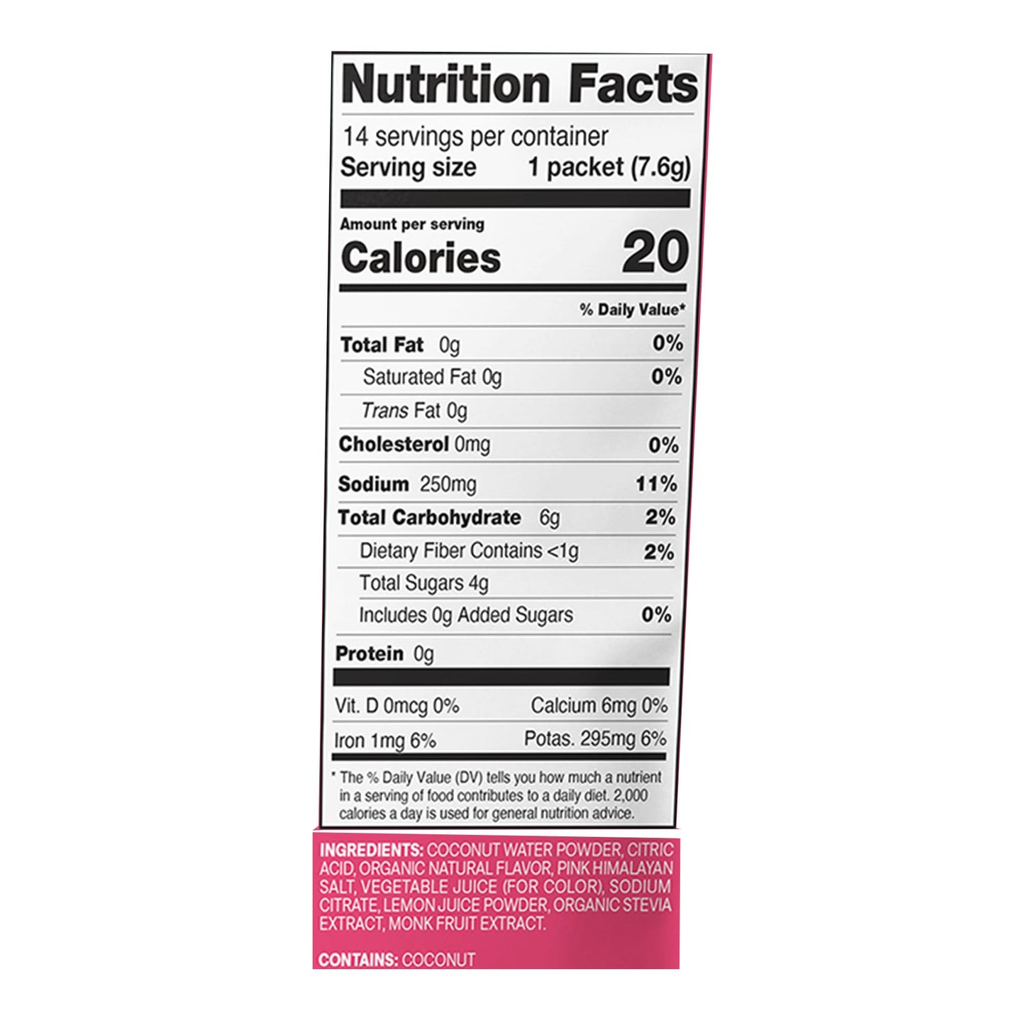 Cure Oral Electrolyte Solution Tropical Punch Flavor 0.27 oz. Electrolyte (1267700_PK)