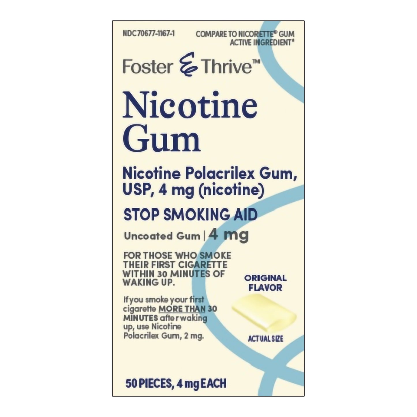 Foster & Thrive™ Stop Smoking Aid 4 mg Strength Gum (1239886_PK)