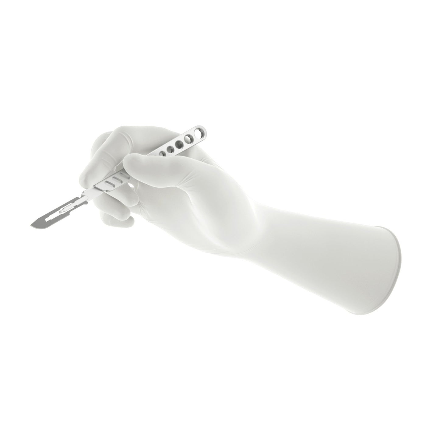 GAMMEX® Non-Latex PI Textured Surgical Glove Size 6.5 Sterile Polyisoprene Standard Cuff Length Fully Textured White Chemo Tested (890677_CS)