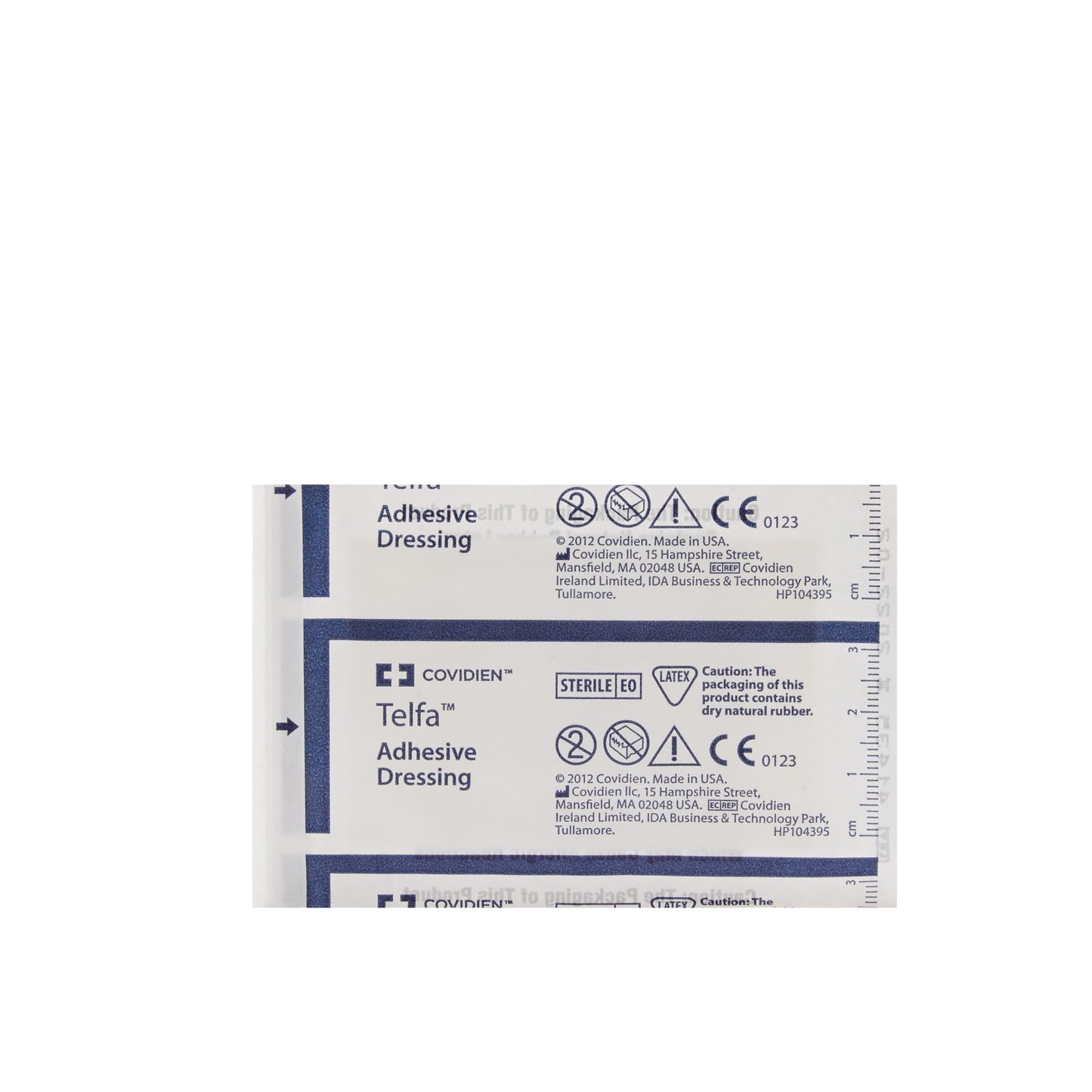 Telfa™ Island Dressing 2 X 3 Inch Rectangle Sterile Film Backing (10119_CS)