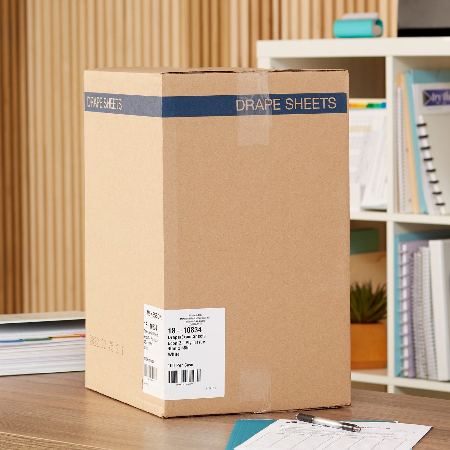 McKesson General Purpose Drape Physical Exam Drape 40 W X 48 L Inch NonSterile (216346_CS)