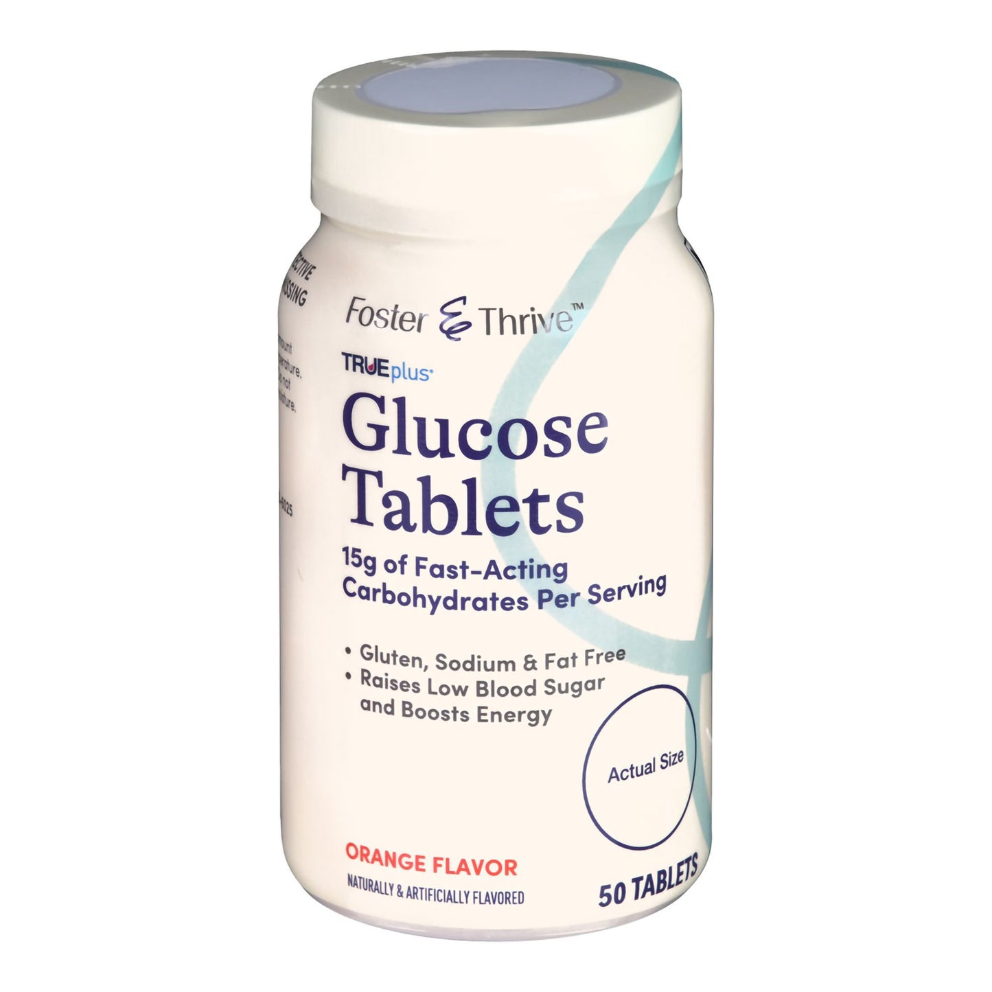 Foster & Thrive™ Glucose Supplement 50 per Bottle Chewable Tablet Orange Flavor (1248812_BT)