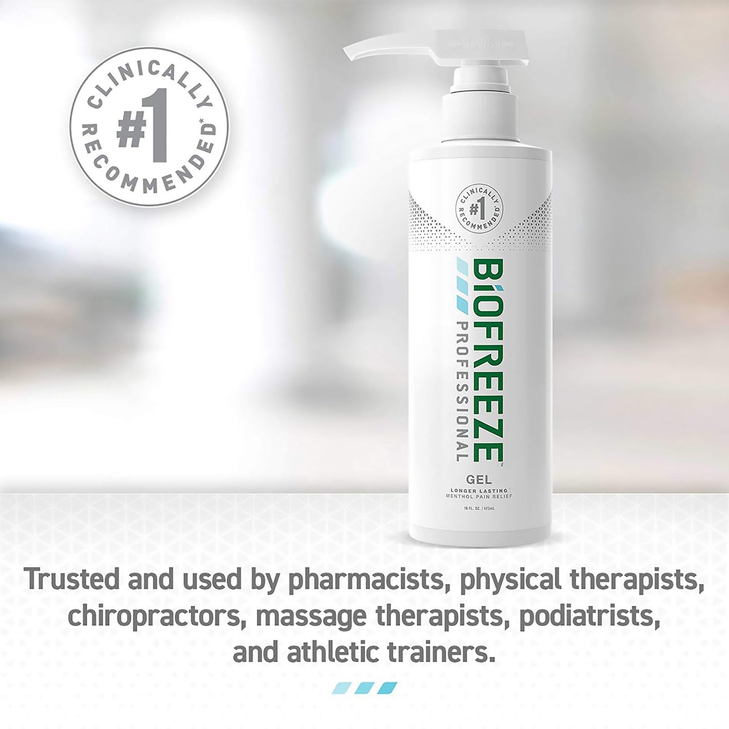 Biofreeze® Professional Topical Pain Relief 5% Strength Menthol Topical Gel 16 oz. (1027517_CS)