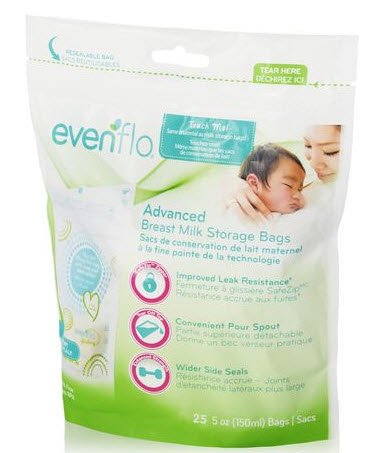 Evenflo Breast Milk Storage Bag 5 oz. Food Grade Material (1124110_CT)