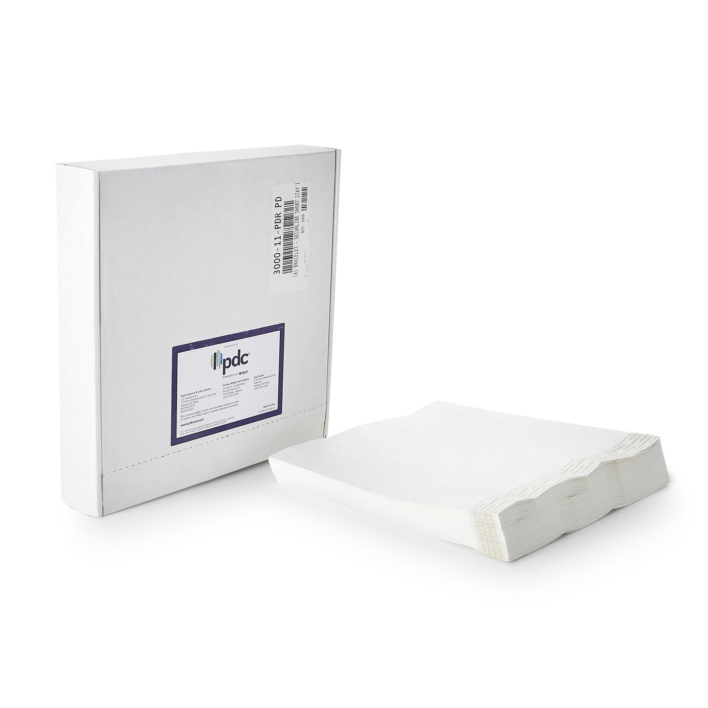 Short Stay® Identification Wristband Write On Band Adhesive Closure Without Legend (201762_BX)