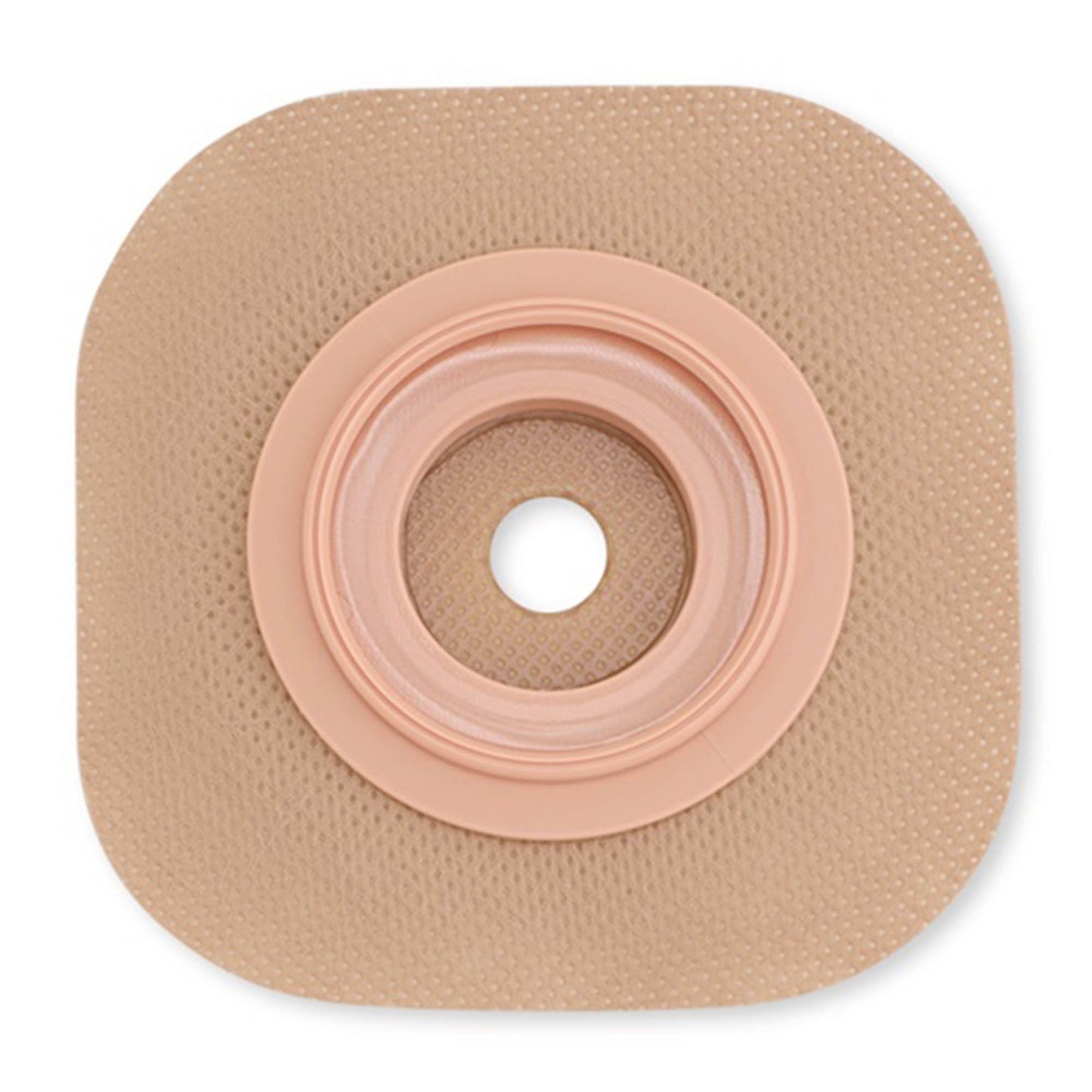 New Image™ CeraPlus™ Ostomy Barrier Precut, Extended Wear Adhesive Tape Borders 57 mm Flange Red Code System 1-1/8 Inch Opening (970795_EA)