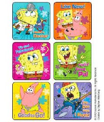 Disney® 75 per Pack SpongeBob - Doctor Visit Medical Sticker 2-1/2 Inch (803583_PK)