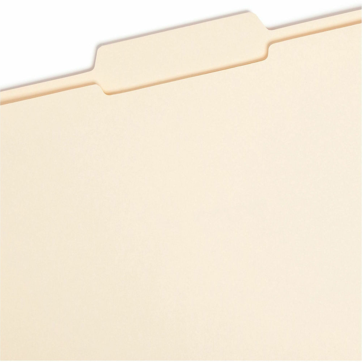 Smead 1/3 Tab Cut Letter Recycled Top Tab File Folder, 8 1/2" x 11", 3/4" Expansion, Manila, 100/Box (SMD10336)