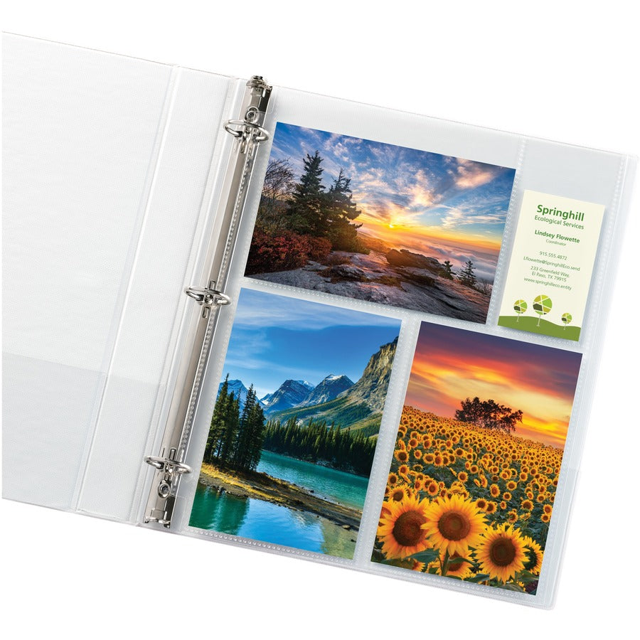 Avery Clear Mixed Format Photo Album Pages, 4" x 6" (AVE13401)
