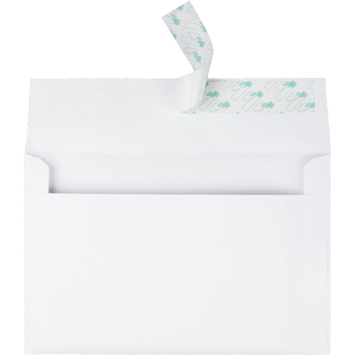 Quality Park Greeting Card/Invitation Envelope, A-9, Square Flap, Redi-Strip Adhesive Closure, 5.75 x 8.75, White, 100/Box (QUA10750)