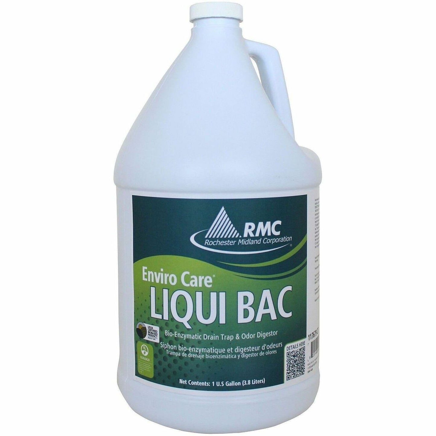 RMC Enviro Care Liquic Bac Cleaner, 128 fl oz, 4/Carton (RCM11767927)