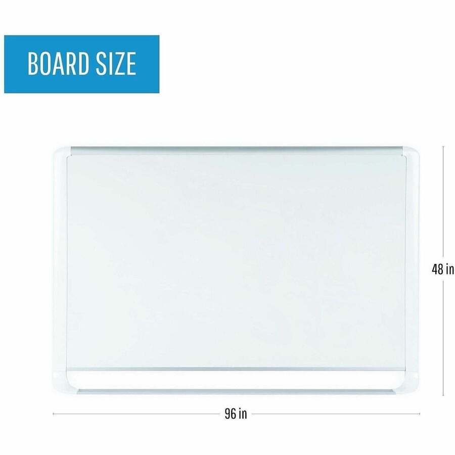 MasterVision White Series Dry Erase Board, 94.5" x 47.2" (BVCMVI210205)