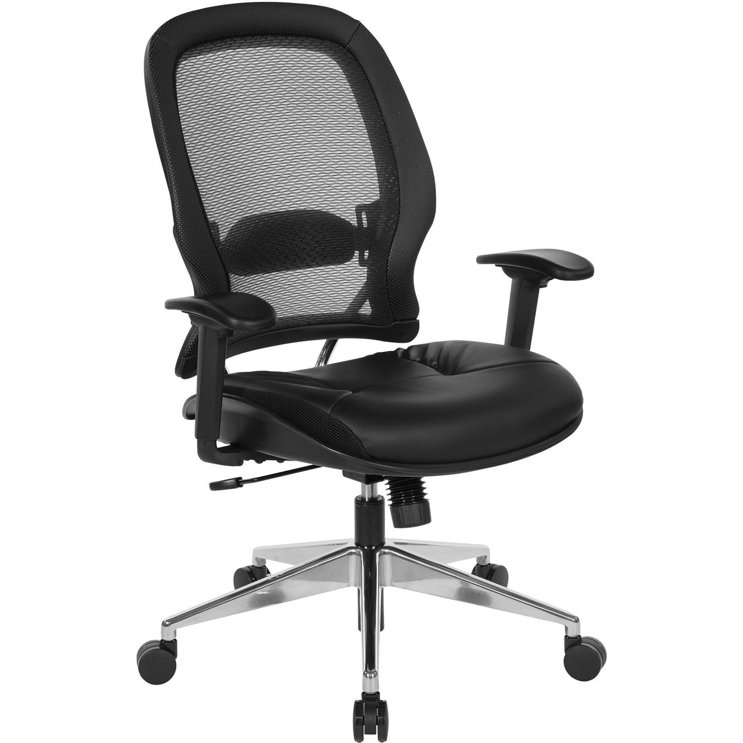 office-star-professional-air-grid-back-chair-black-bonded-leather-seat-black-back-5-star-base-metal-armrest-num-osp335e37p918p_1