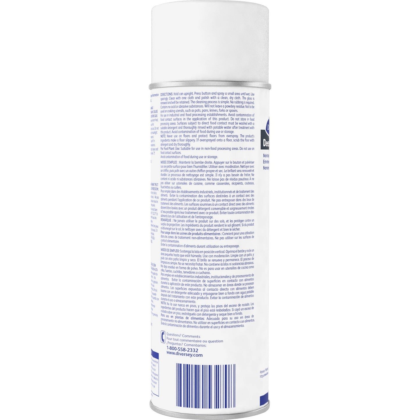 Diversey Deep Gloss Stainless Steel Maintainer, Ready-To-Use, 16 fl oz, Characteristic Scent (DVO94970590)