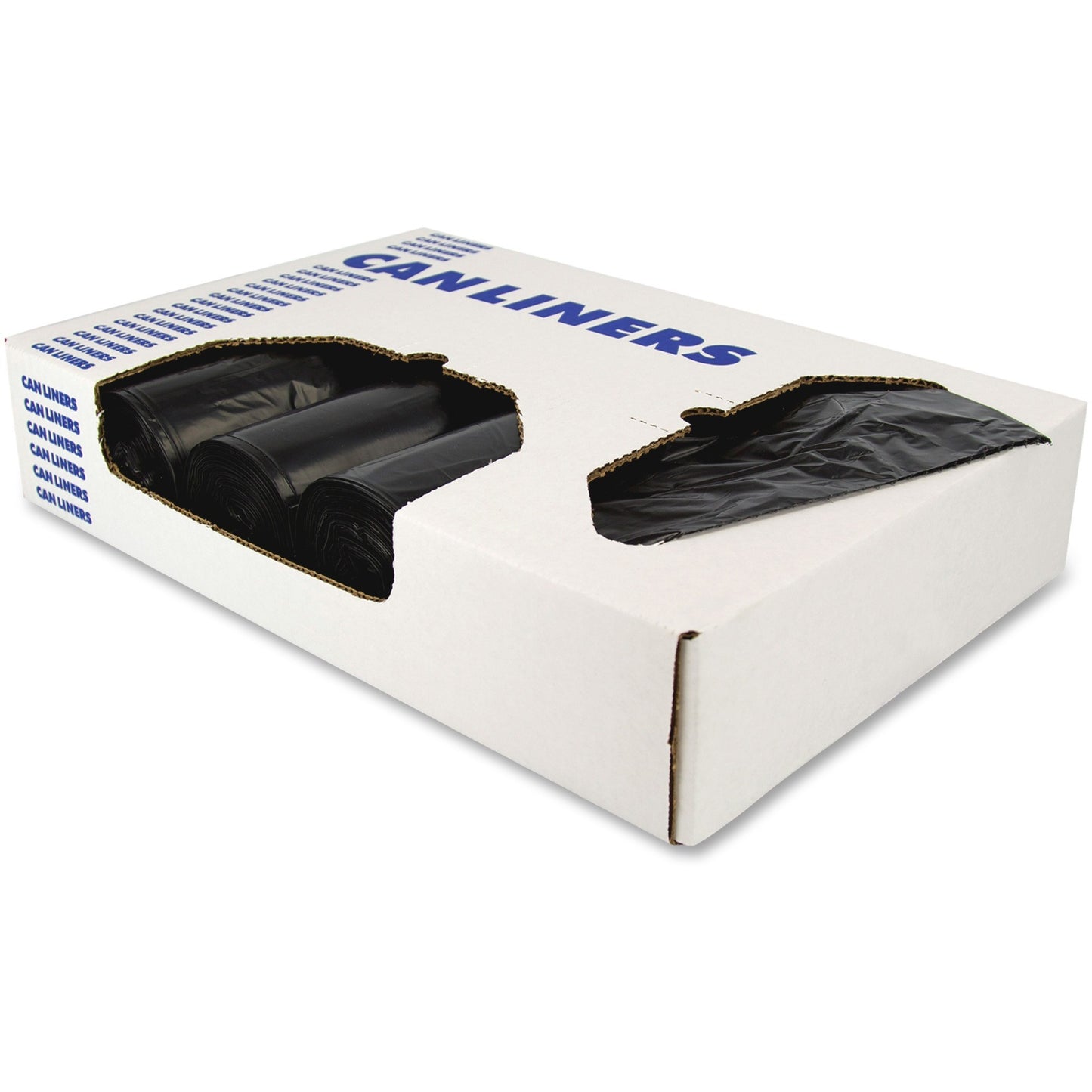 Heritage Dispenser Box Low-density Dark Liners, 60 gal Capacity, 58" x 38" x 1.20 mild, 100/Carton (HERX7658SKR01)