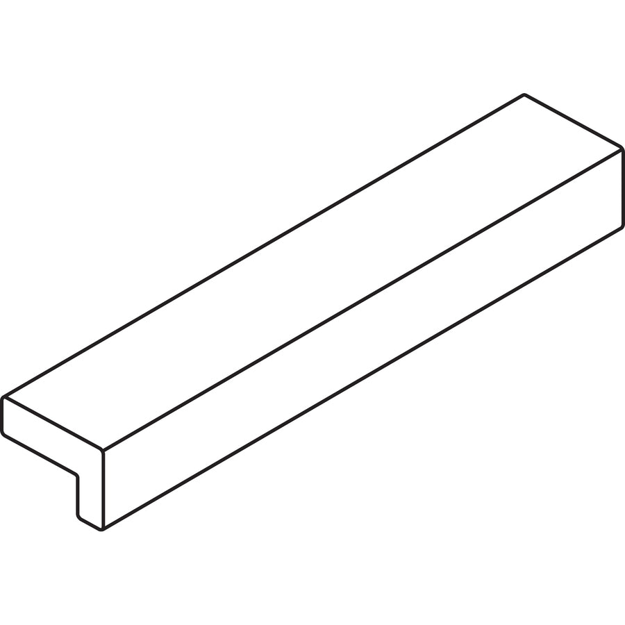 HON Contemporary Pull Set of 2, 4.75" x 0.75" x 0.69", Metal, Silver, 2/Pack (BSXBLPCONTEMP)