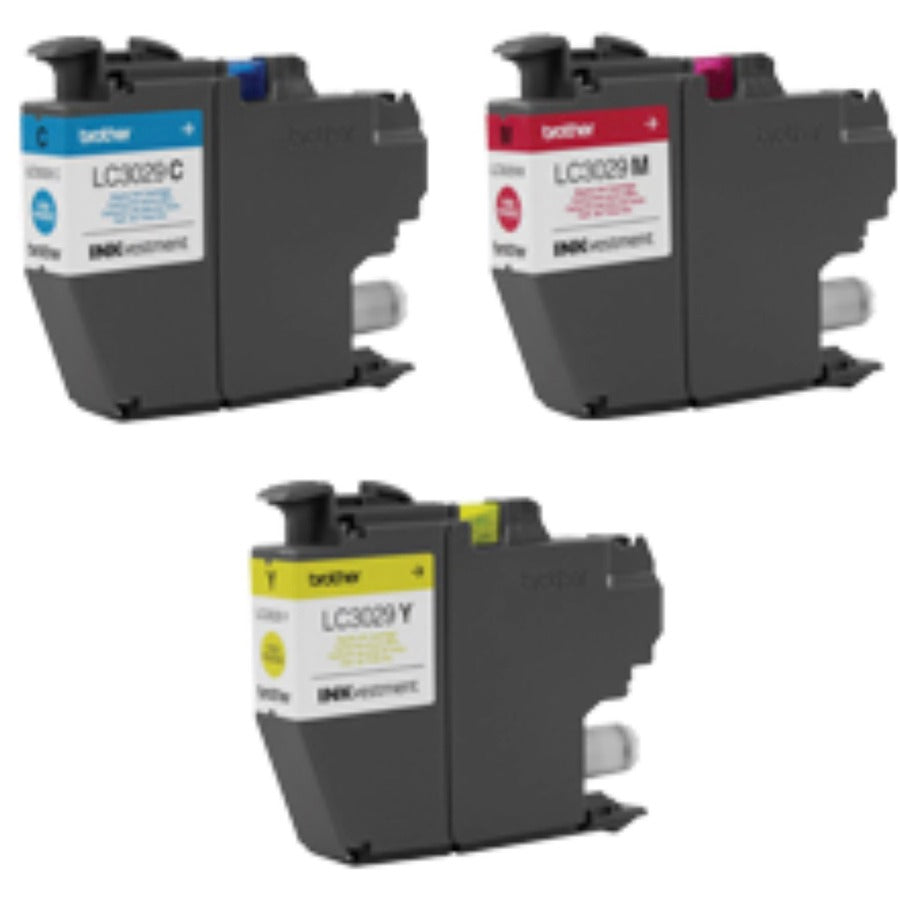 Brother LC30293PK INKvestment Super High-Yield Ink, 1,500 Page-Yield, Cyan/Magenta/Yellow (BRTLC30293PK)