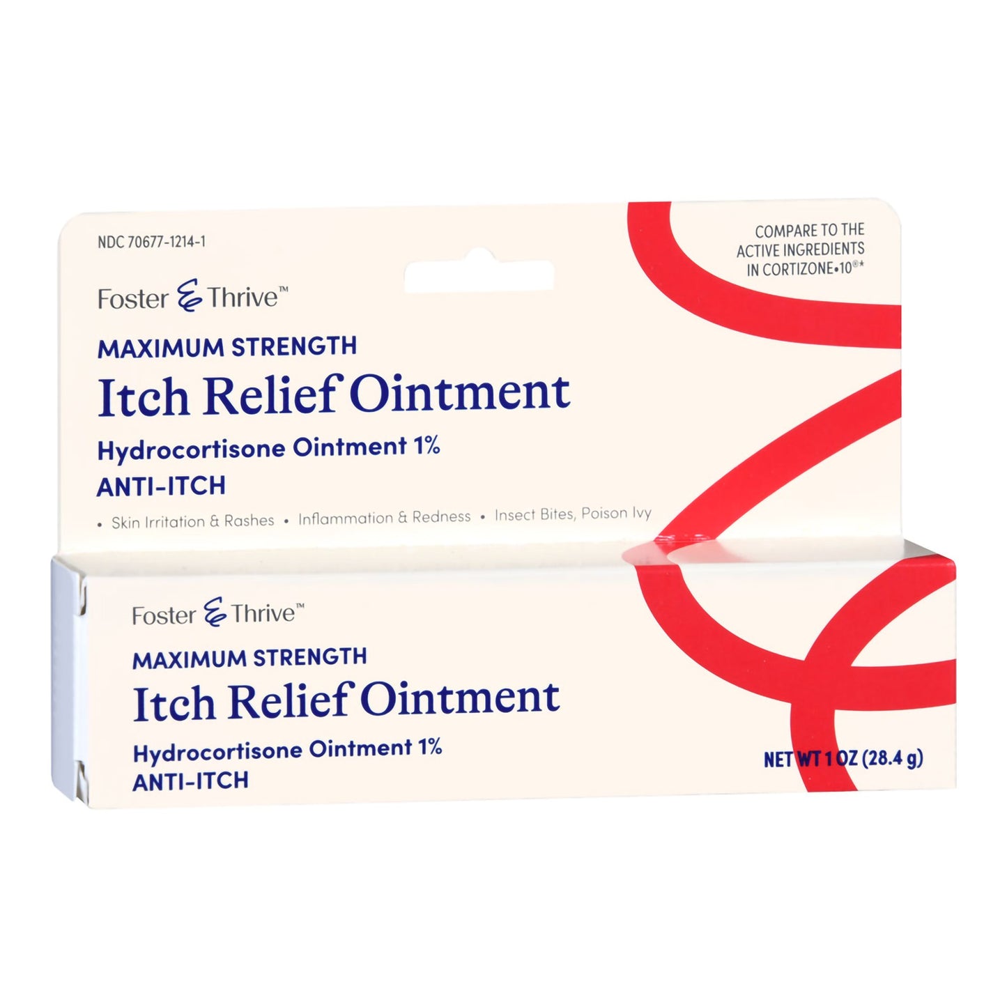 Foster & Thrive™ Itch Relief 1% Strength Ointment 1 oz. Tube (1245001_EA)