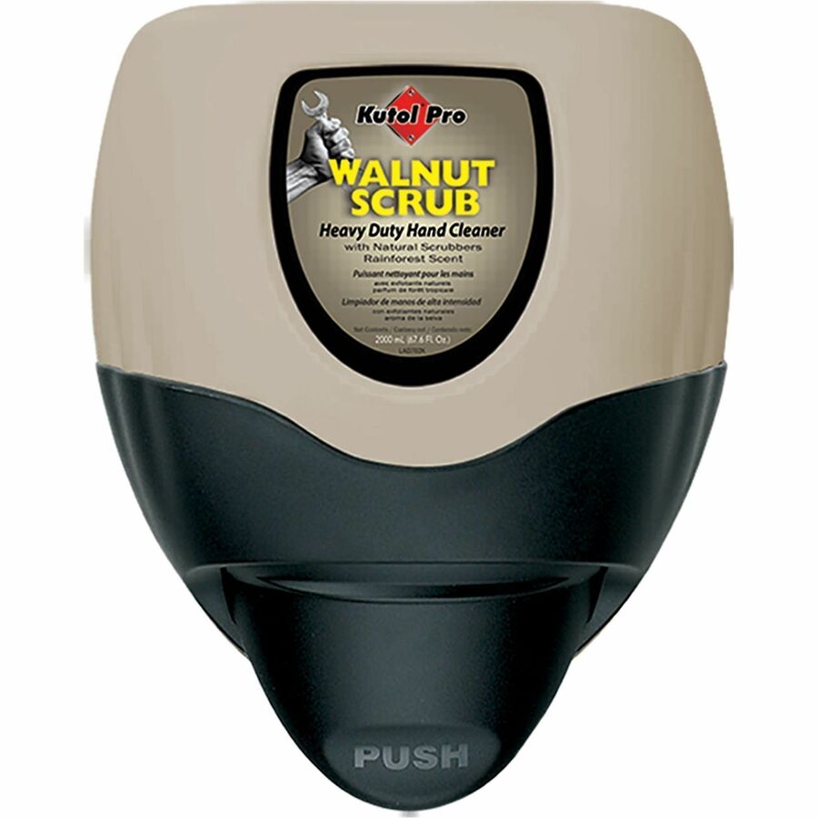 Kutol Walnut Scrub with Natural Scrubbers, 2000 ml, Rainforest Scent, 2.11 quart, 4/Carton (KUT4767)