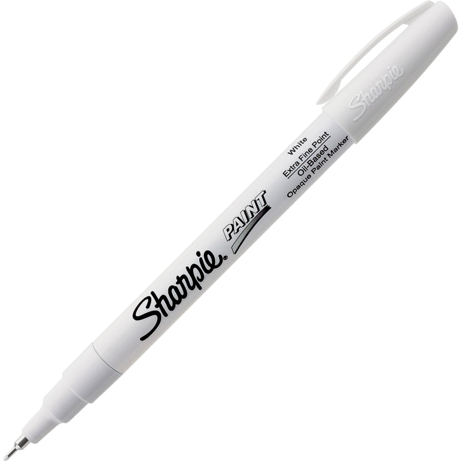 Sharpie Extra Fine Oil-Based Paint Markers, White Ink, Oil Based, 6/Box, 2/Bundle (SAN35531BD)