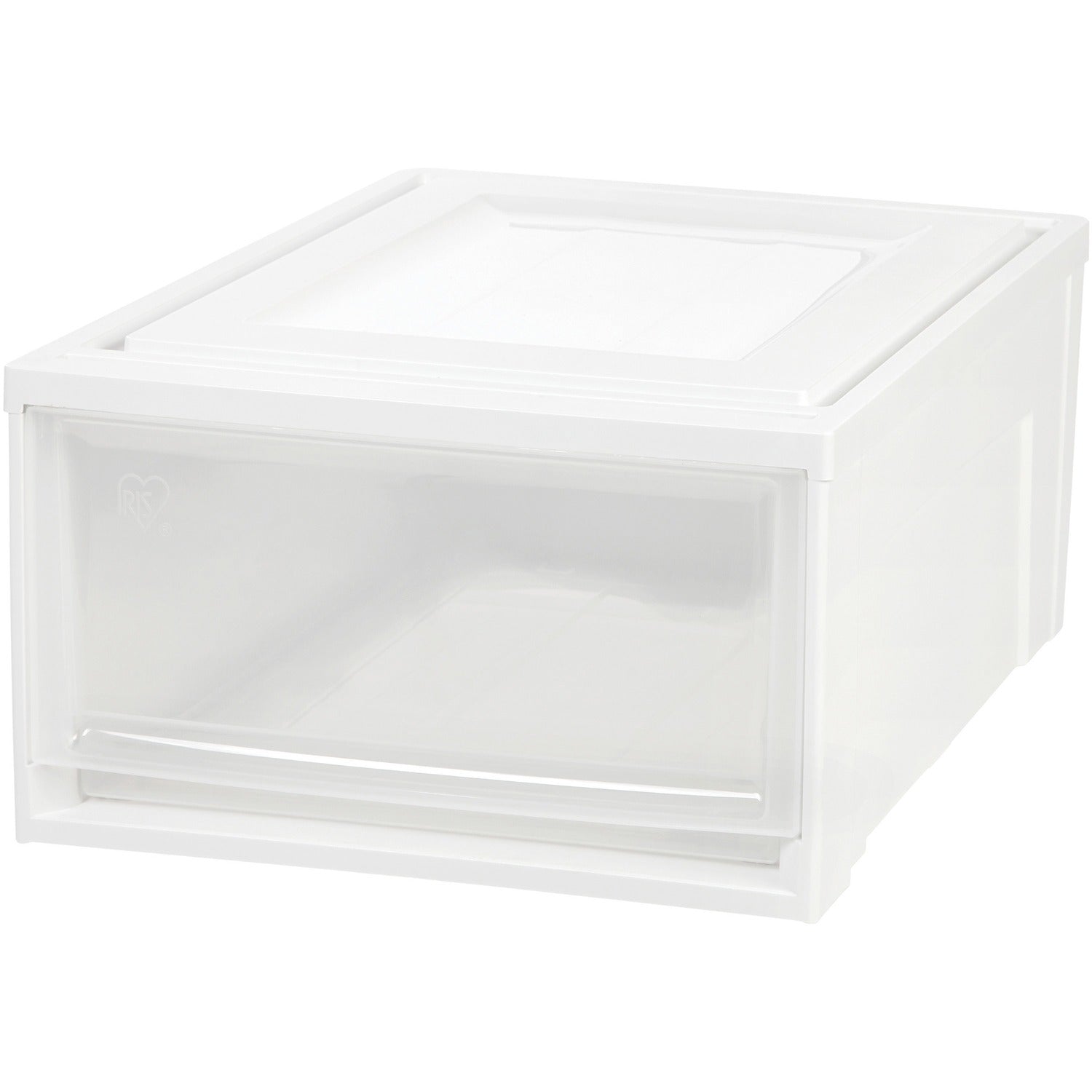 IRIS Stacking Drawer, 30.88QT, 15-3/4"Wx19-3/5"Lx9"H, 3/CT, White (IRS ...
