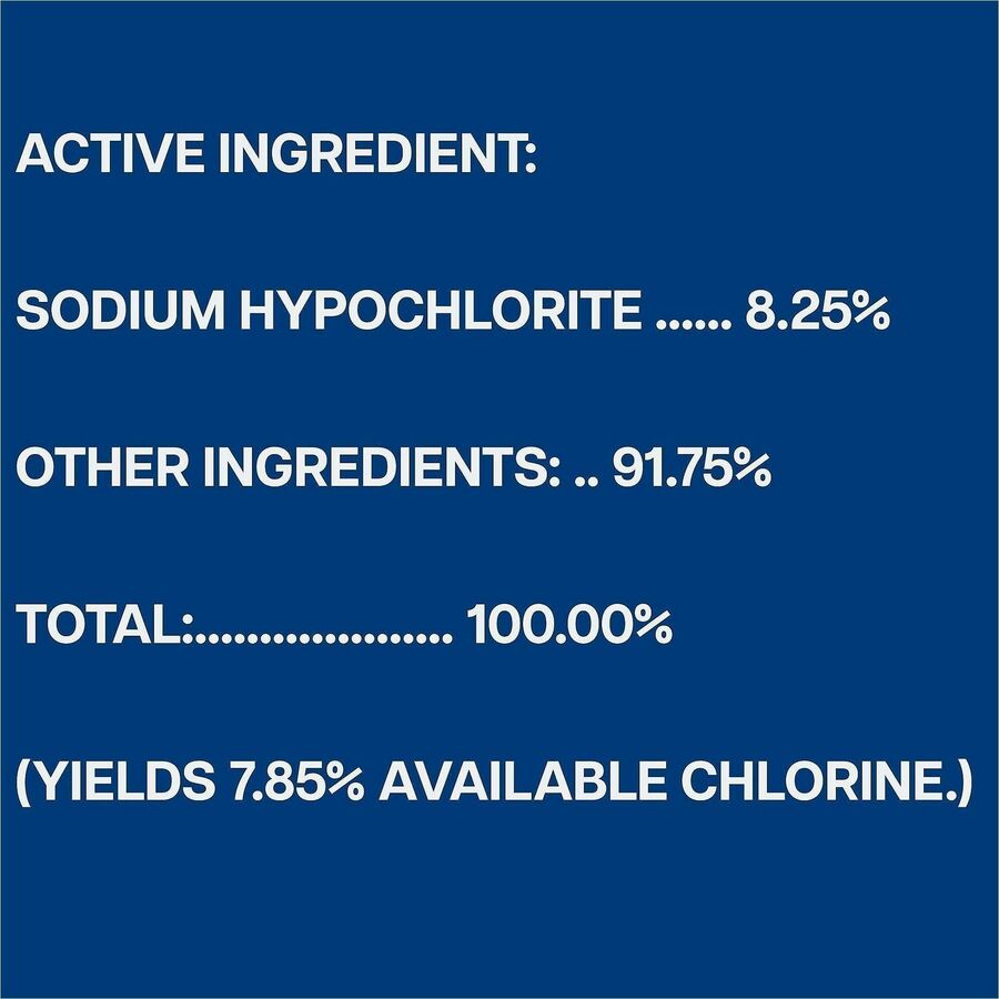 CloroxPro™ Germicidal Bleach Concentrate, 121 fl oz, 3/Carton, 28 Carton/Bundle (CLO30966BD)