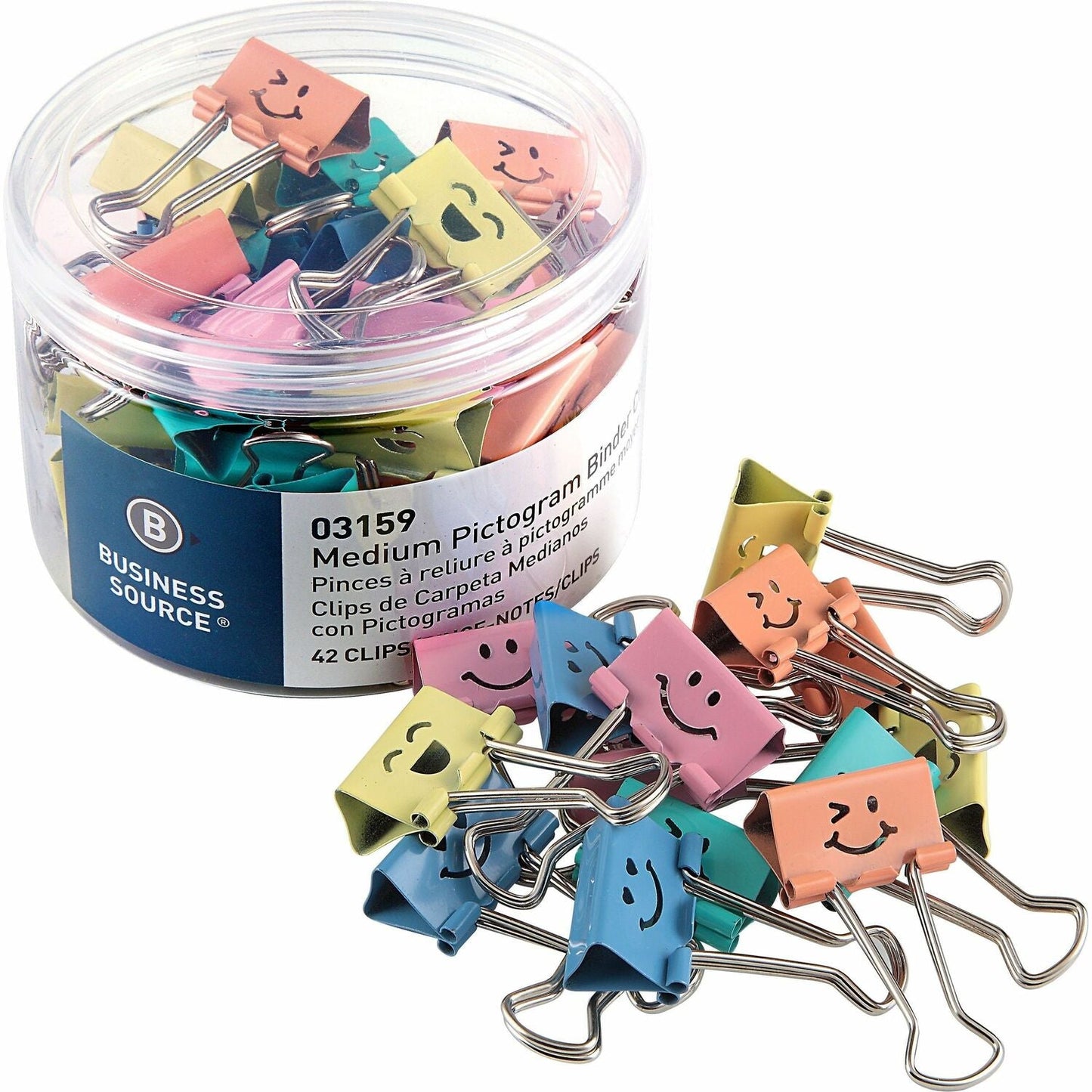 business-source-smiling-face-emoji-binder-clips-num-bsn03159_1