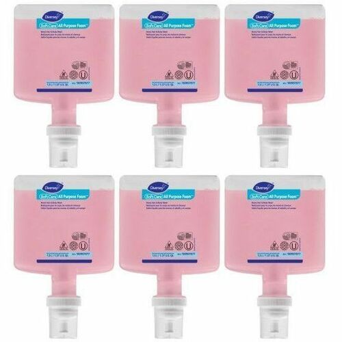 Diversey IntelliCare Refill Foam Body Wash, Lemon Tea Splash, Citrus Scent, 1.37 quart (DVO100907877)