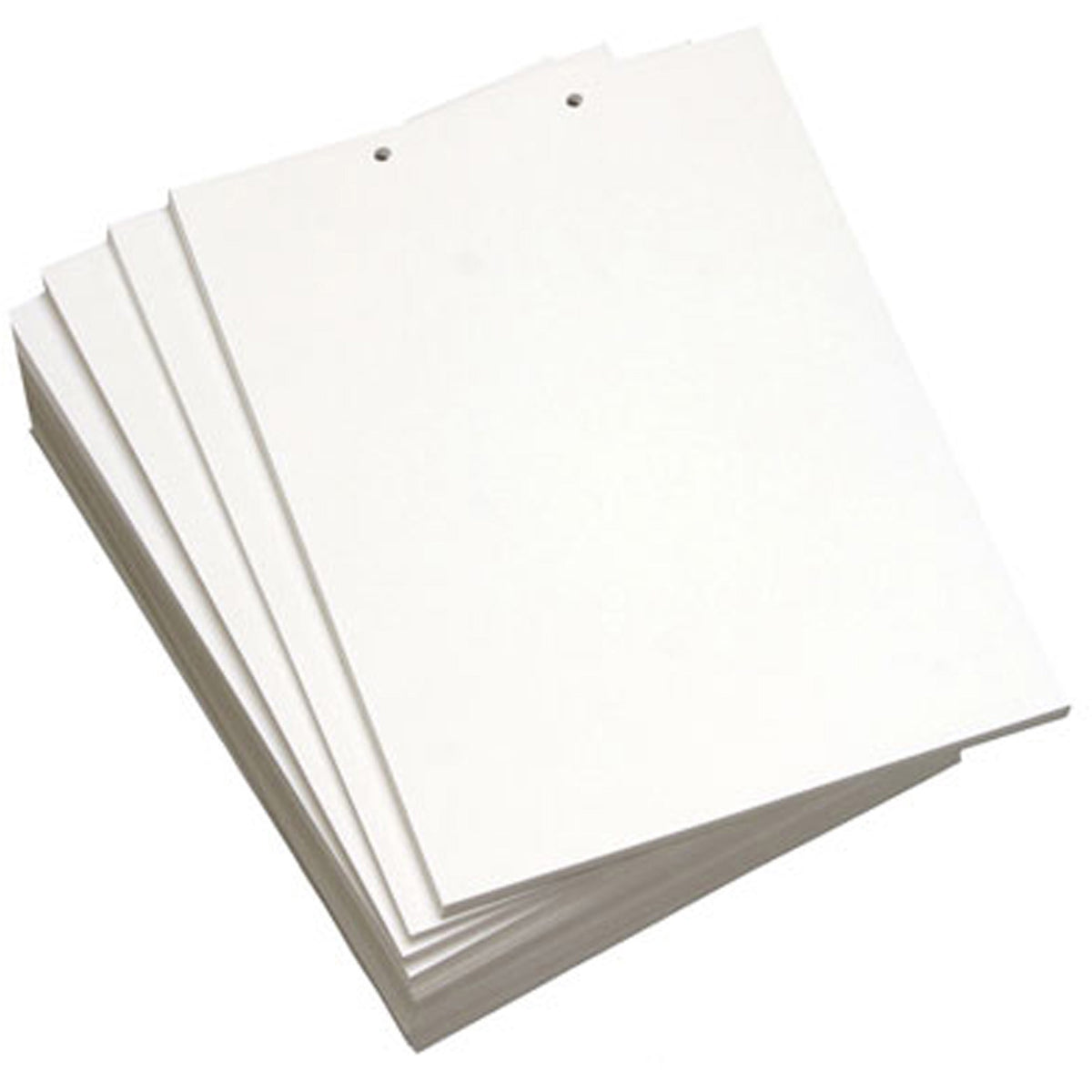 Lettermark Punched & Perforated Paper, 2-Hole Punched, 92 Brightness, Letter, 8 1/2" x 11", 20 lb Basis Weight, White, 2500 Sheets (DMR8827CT)