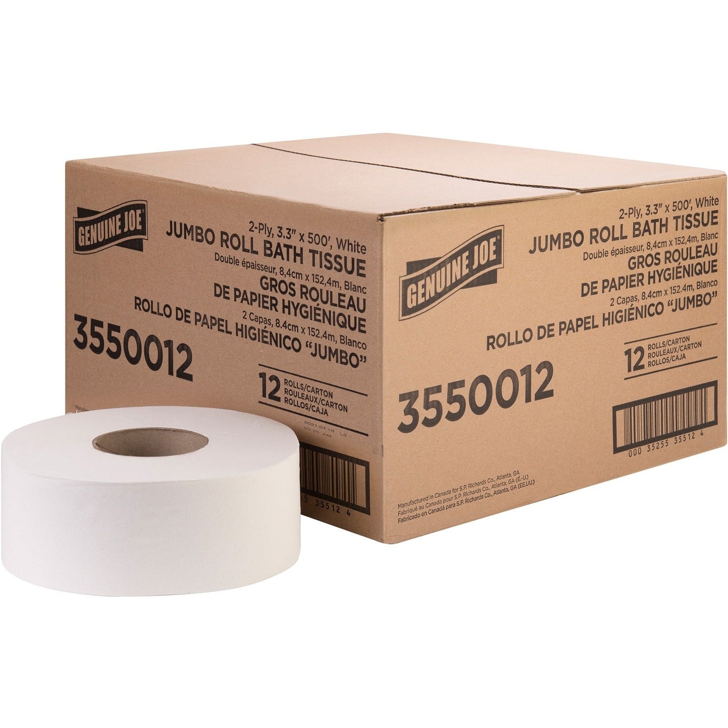 genuine-joe-jumbo-jr-dispenser-bath-tissue-roll-2-ply-3-30-x-500-ft-8-88-roll-diameter-white-fiber-sewer-safe-num-gjo3550012_1