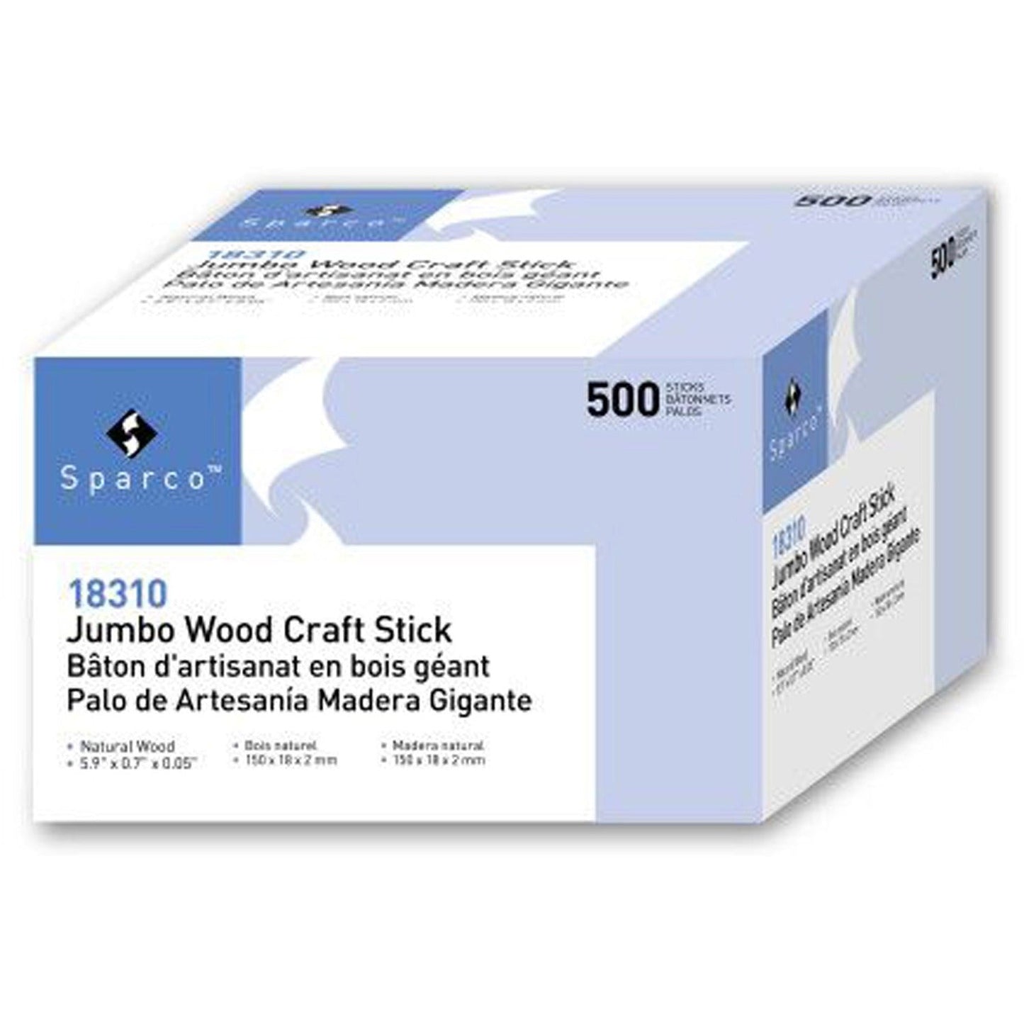 sparco-jumbo-craft-sticks-multipurpose-0-05-height-x-5-90-width-x-0-70-depth-500-box-brown-wood-num-spr18310_1