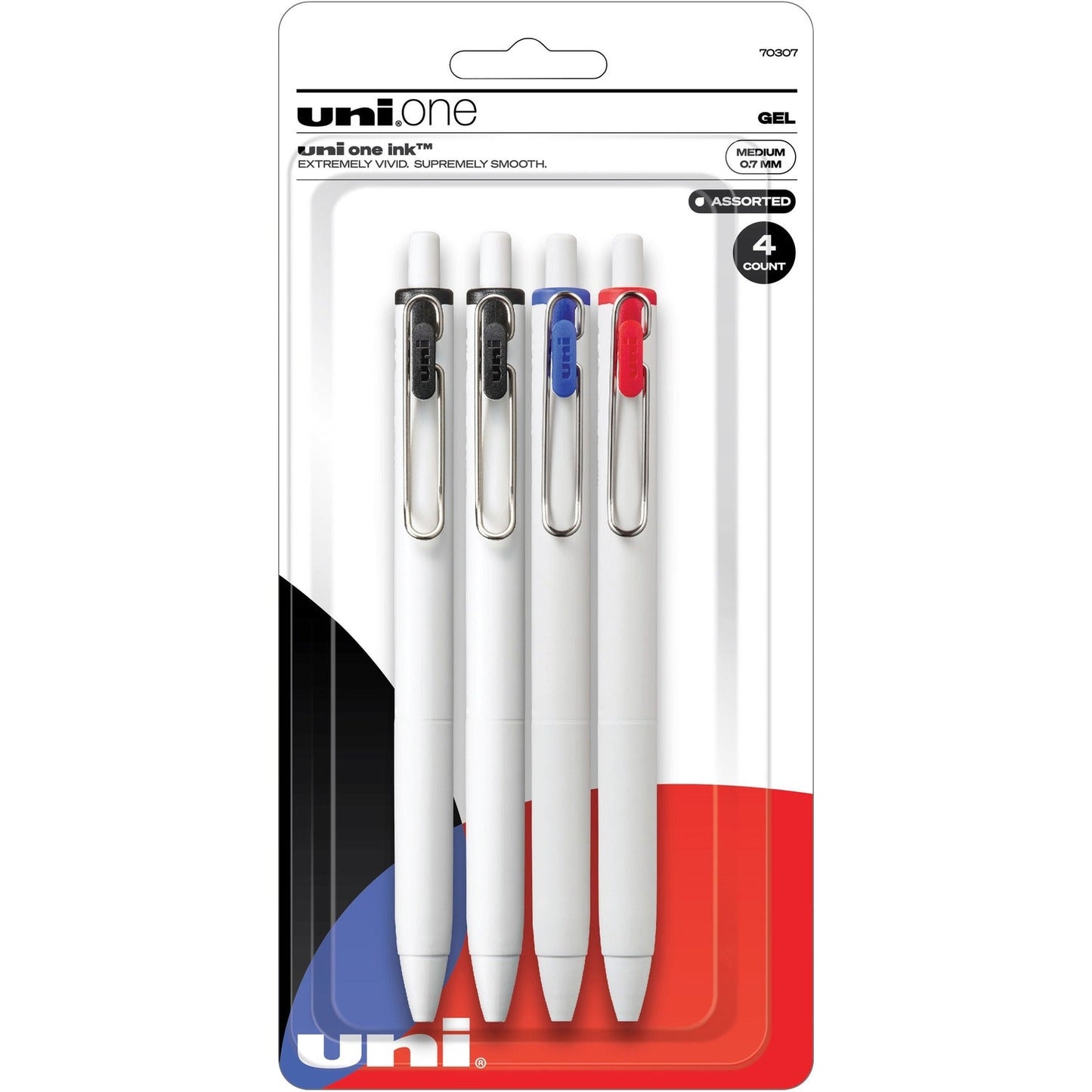 uni-ball-ub-one-gel-pens-0-7-mm-pen-point-size-multi-gel-based-ink-4-pack-num-ubc70307_1