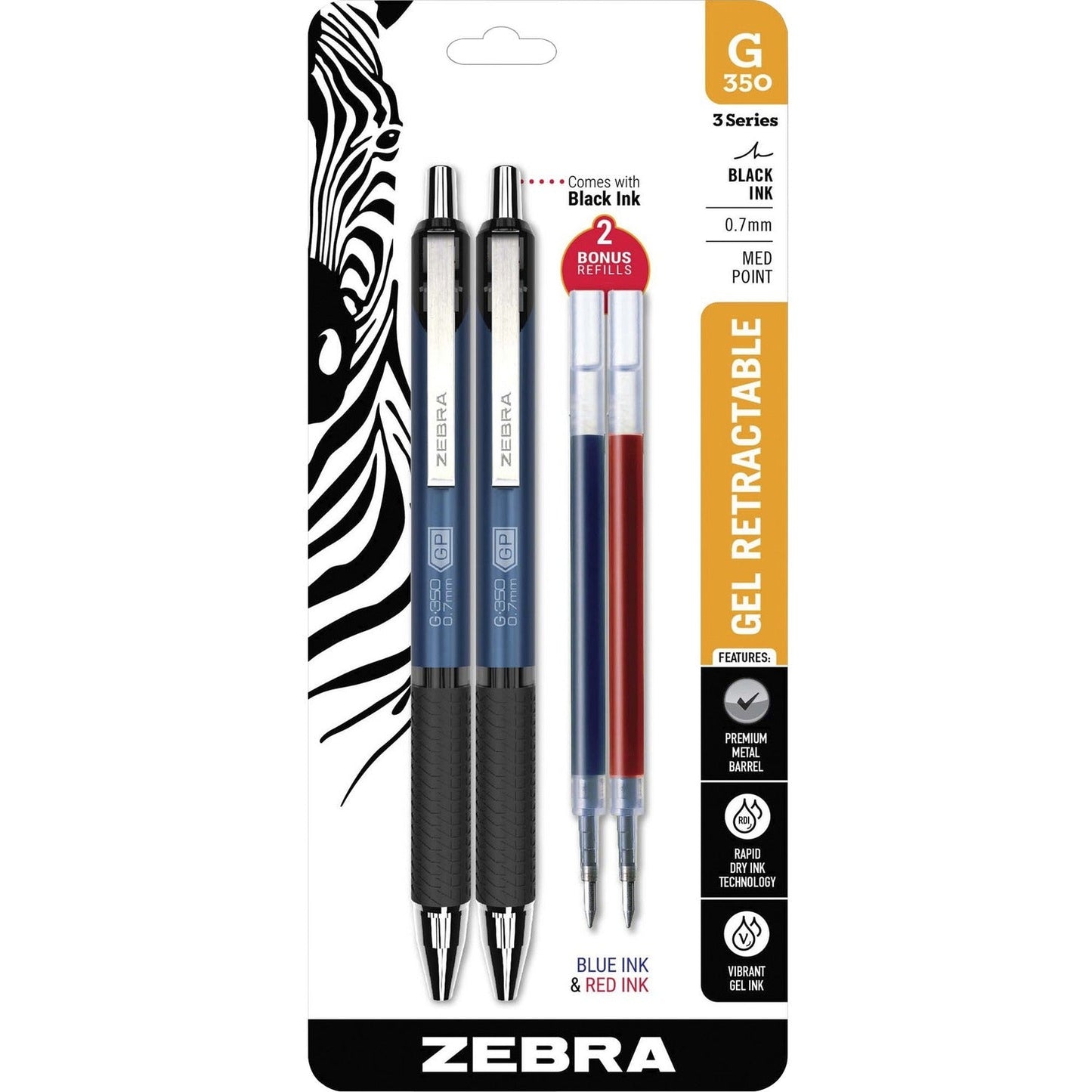 zebra-pen-g-350-gel-pen-gel-based-ink-metal-barrel-2-pack-num-zeb40212_1