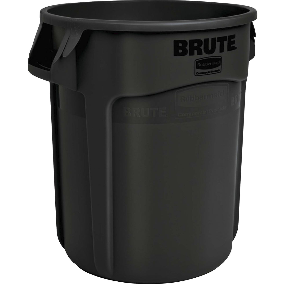 Rubbermaid Commercial Brute 55-gallon Container, Black, 3/Carton (RCP1779739CT)