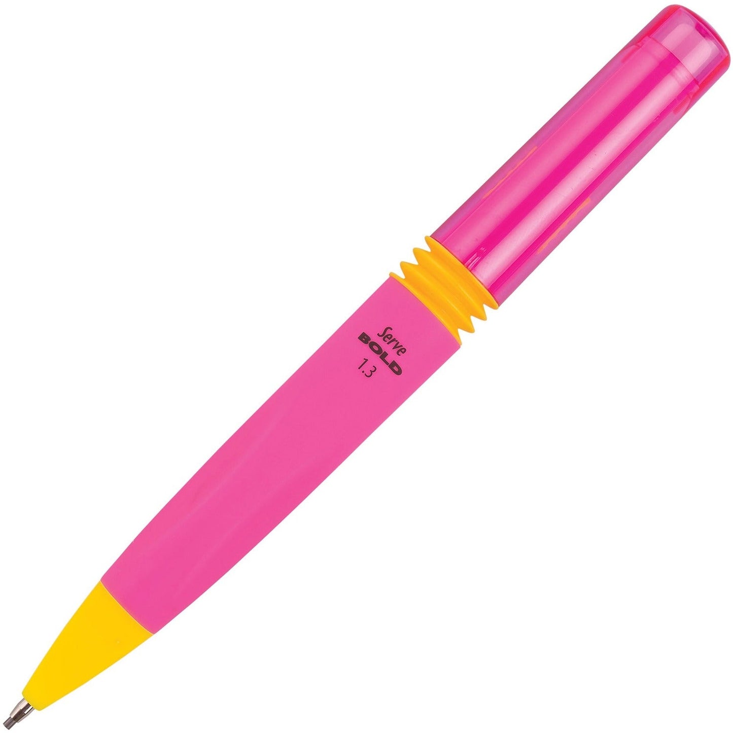 so-mine-bold-mechanical-pencils-1-3-mm-lead-diameter-bold-point-black-lead-pink-plastic-barrel-1-each-num-srvbd13k12p_1