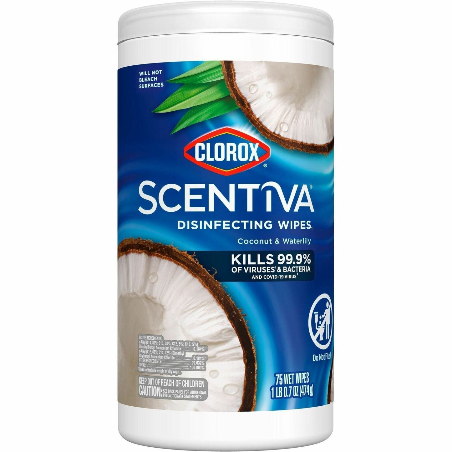 clorox-scentiva-bleach-free-disinfecting-wipes-ready-to-use-wipe-pacific-breeze-coconut-scent-75-tub-num-clo60037_1